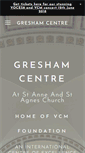 Mobile Screenshot of greshamcentre.com